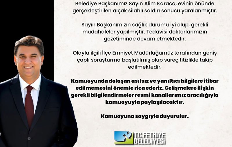 Alim Karaca Silahlı Saldırıya Uğradı